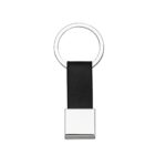CHAVEIRO METAL COM COURO - CH0007