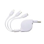 CABO USB RETRÁTIL 3 EM 1 - PC0006