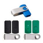 CARCAÇA PEN DRIVE GIRATÓRIO BRILHANTE - PEN0002