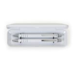 CONJUNTO CANETA E LAPISEIRA SEMIMETAL - KTEX0010
