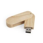 PEN DRIVE DE MADEIRA GIRATÓRIO 4GB/8GB - PEN0015